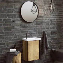 Подвесная тумба Aqwella Urban 43.5x53.9x24.5 см (ШxВxГ) Дерево темное