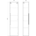 Подвесной пенал Aqwella Vancouver 35x143x26 см (ШxВxГ) Белый