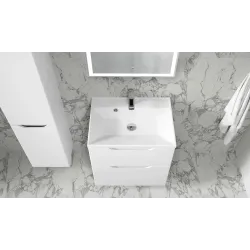 Тумба Raval Wector 60x45 подвесная белая