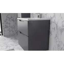 Тумба Raval Wector 70x45 подвесная антрацит