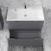 Тумба Raval Wector 80x45 подвесная антрацит