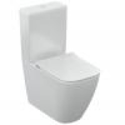 Напольный безободковый пристенный унитаз Ideal Standard i.life S с бачком и крышкой Soft-close