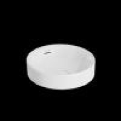 Раковина-чаша Metropole, круглая 40 см, с переливом. Нажимной керамический донный клапан в комплекте