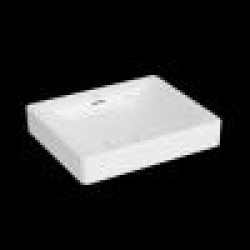 Раковина-чаша Metropole, прямоуг 50x40 см, c переливом. Нажимной керамический донный клапан в комплекте