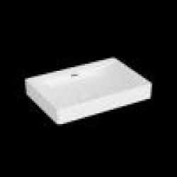 Раковина-чаша Metropole, прямоуг 60x40 см, c переливом. Нажимной керамический донный клапан в комплекте