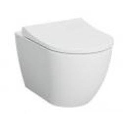 Унитаз подвесной Vitra Mia Round SmoothFlush безободковый, с сиденьем микролифт