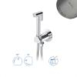 Гигиенический душ Bruma, угол открытия 180 °. Ручной душ из латуни - EloR 145 110 3ST Satinox