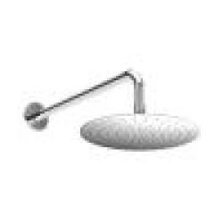 Душевая лейка стальная, Ø300 мм с настенным держателем - BlueR 145 526 5CR Chrome