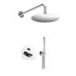 Система скрытого монтажа Bruma Adagio на 2 потока Set 193 130 1 CR, верхний душ 300мм Chrome