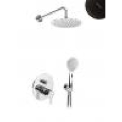 Система скрытого монтажа Bruma Leaf на 2 потока Set 167 130 1 NS, верхний душ 250мм Night Sky