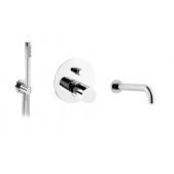 Система скрытого монтажа для ванны Bruma Adagio на 2 потока Set 193 130 1 CR-DoubleB, Chrome