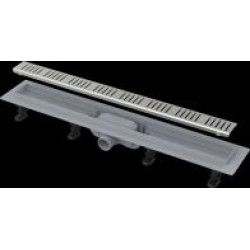 Душевой лоток AlcaPlast Simple APZ10 650 с решеткой и опорами