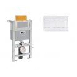 Инсталляция для унитаза OLI Expert 82 + клавиша смыва Slim белая 659041