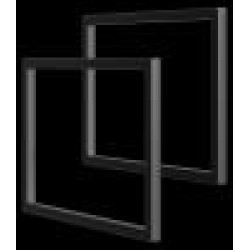 Комплект ножек Aqwella Fargo 1.8x25x38.2 см (ШxВxГ) Черный