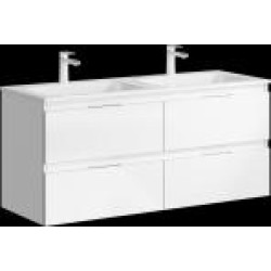 Подвесная тумба Aqwella Accent 121.4x54.3x44.5 см (ШxВxГ) Белый