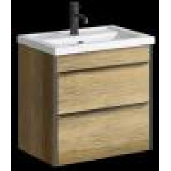 Подвесная тумба Aqwella Fargo 58.2x55.7x38.4 см (ШxВxГ) Дерево тёмное