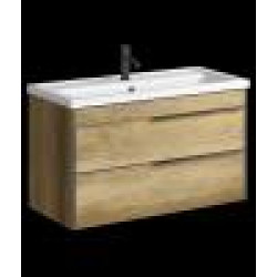 Подвесная тумба Aqwella Fargo 99x55.7x44.2 см (ШxВxГ) Дерево тёмное