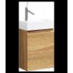 Подвесная тумба Aqwella Leon-MP 40x50x22 см (ШxВxГ) Дерево светлое