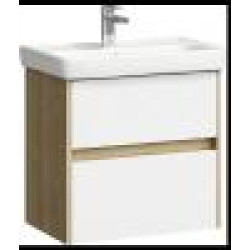 Подвесная тумба Aqwella City 55.4x52.2x34.6 см (ШxВxГ) Дерево тёмное