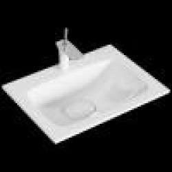 Умывальник Aqwella Malaga 615x450 мм литьевой мрамор (отгружается только в комплекте с тумбой)