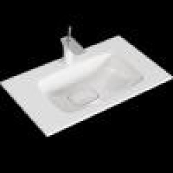 Умывальник Aqwella Malaga 755x460 мм литьевой мрамор (отгружается только в комплекте с тумбой)