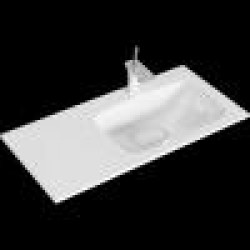 Умывальник Aqwella Malaga правый 918x450 мм литьевой мрамор (отгружается только в комплекте с тумбой)