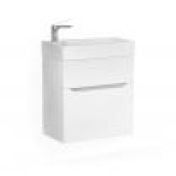 Тумба Raval Brik 55x33 подвесная белая