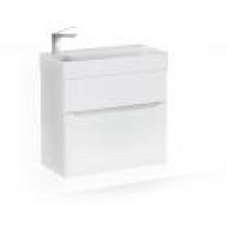 Тумба Raval Brik 65x33 подвесная белая