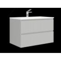 Тумба Raval Coste 80x45 см подвесная Светло-серый