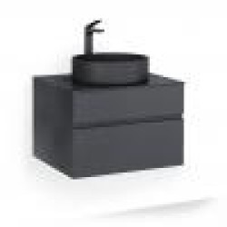 Тумба Raval Decent 60x52 подвесная антрацит