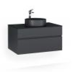 Тумба Raval Decent 80x52 подвесная антрацит