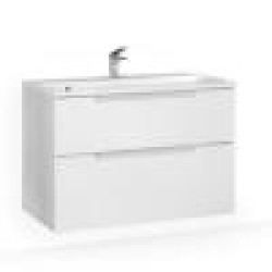 Тумба Raval Wector 90x45 подвесная белая