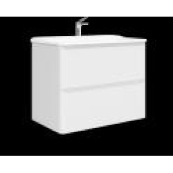 Тумба Raval Welto 80x45 см с 2 ящ. Подвесная Белая