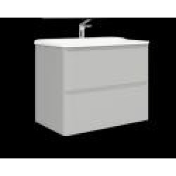 Тумба Raval Welto 80x45 см с 2 ящ. Подвесная светло-серая