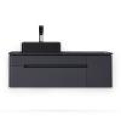 Тумба Jorno Shine 120x50 подвесная антрацит, с подсветкой